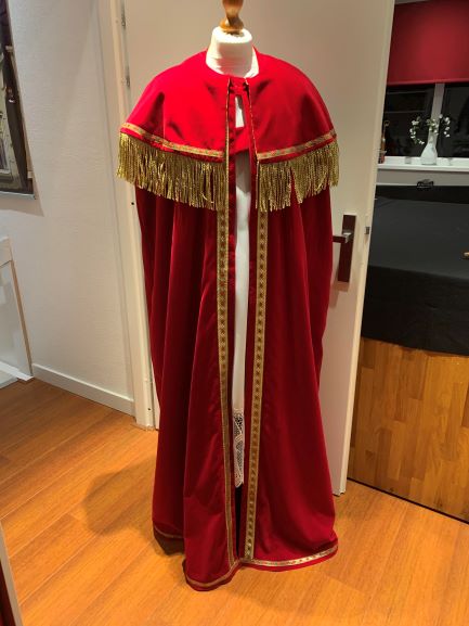 behuizing Eerste rietje Sinterklaas kostuum (smalle mantel)