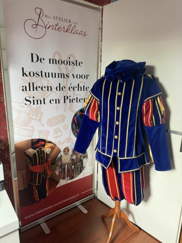 pietenkostuum blauw-rood